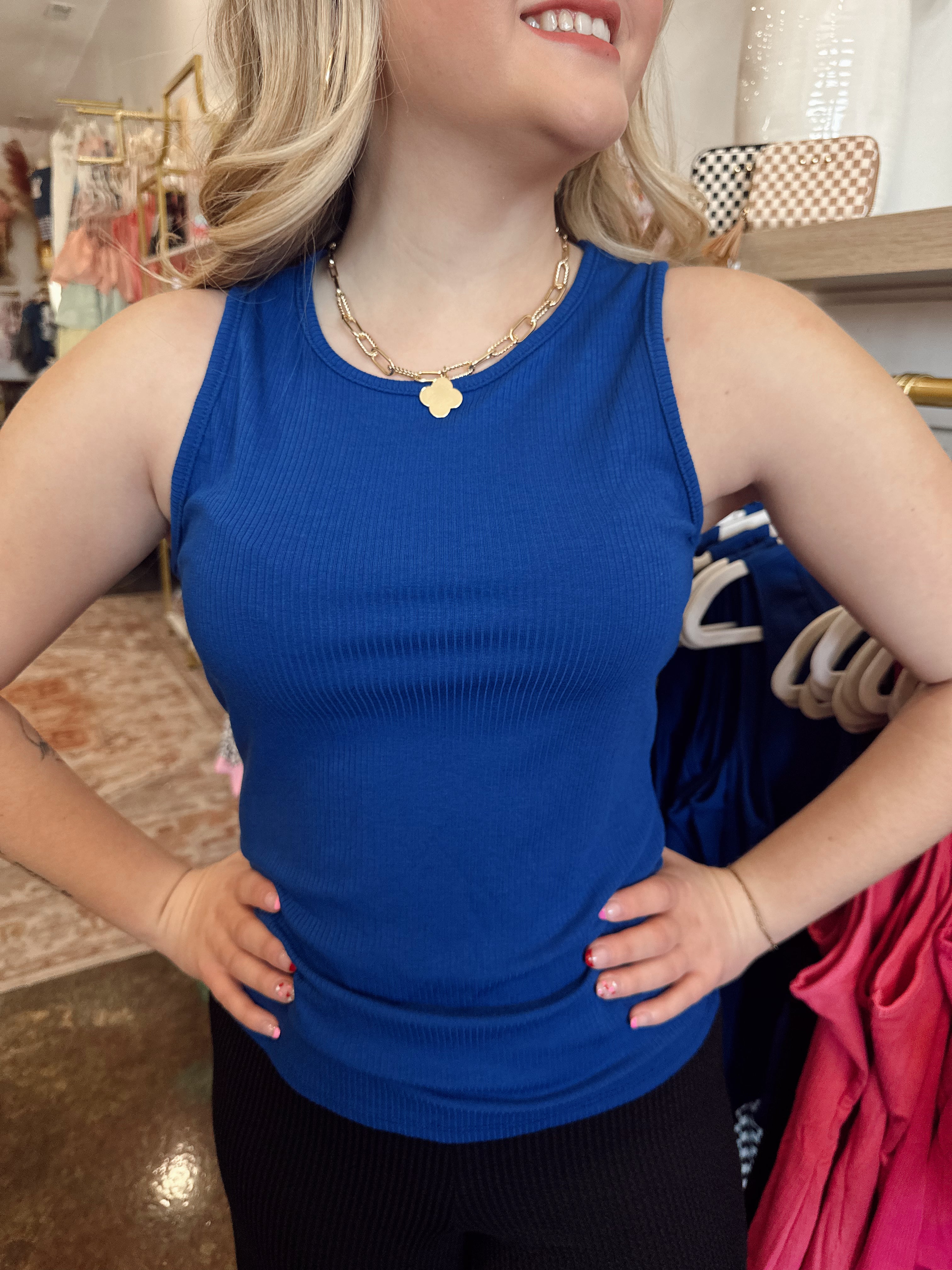 Basic Tank Top (Royal Blue)