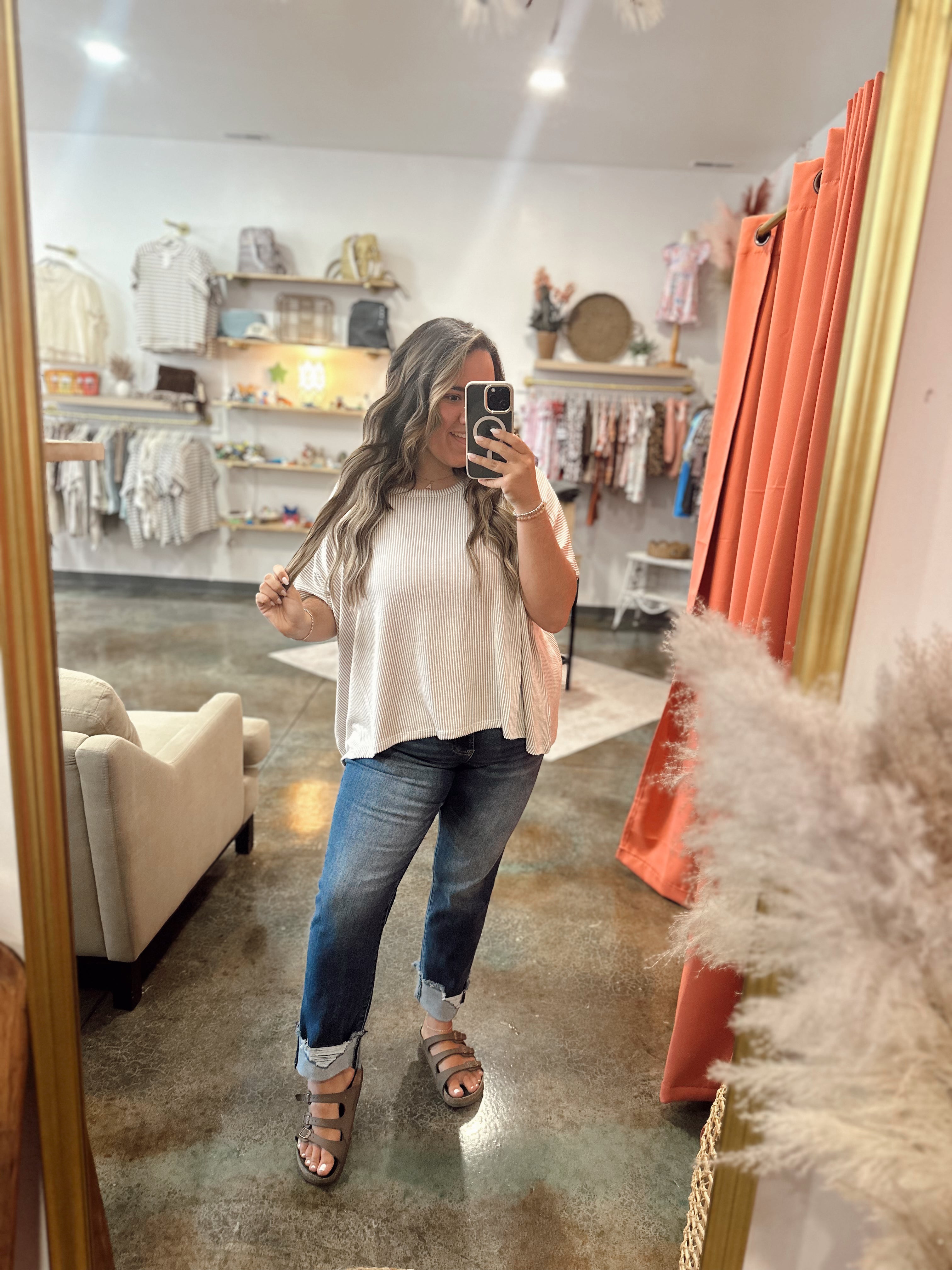 Everyday Ribbed Top (Ash Mocha)