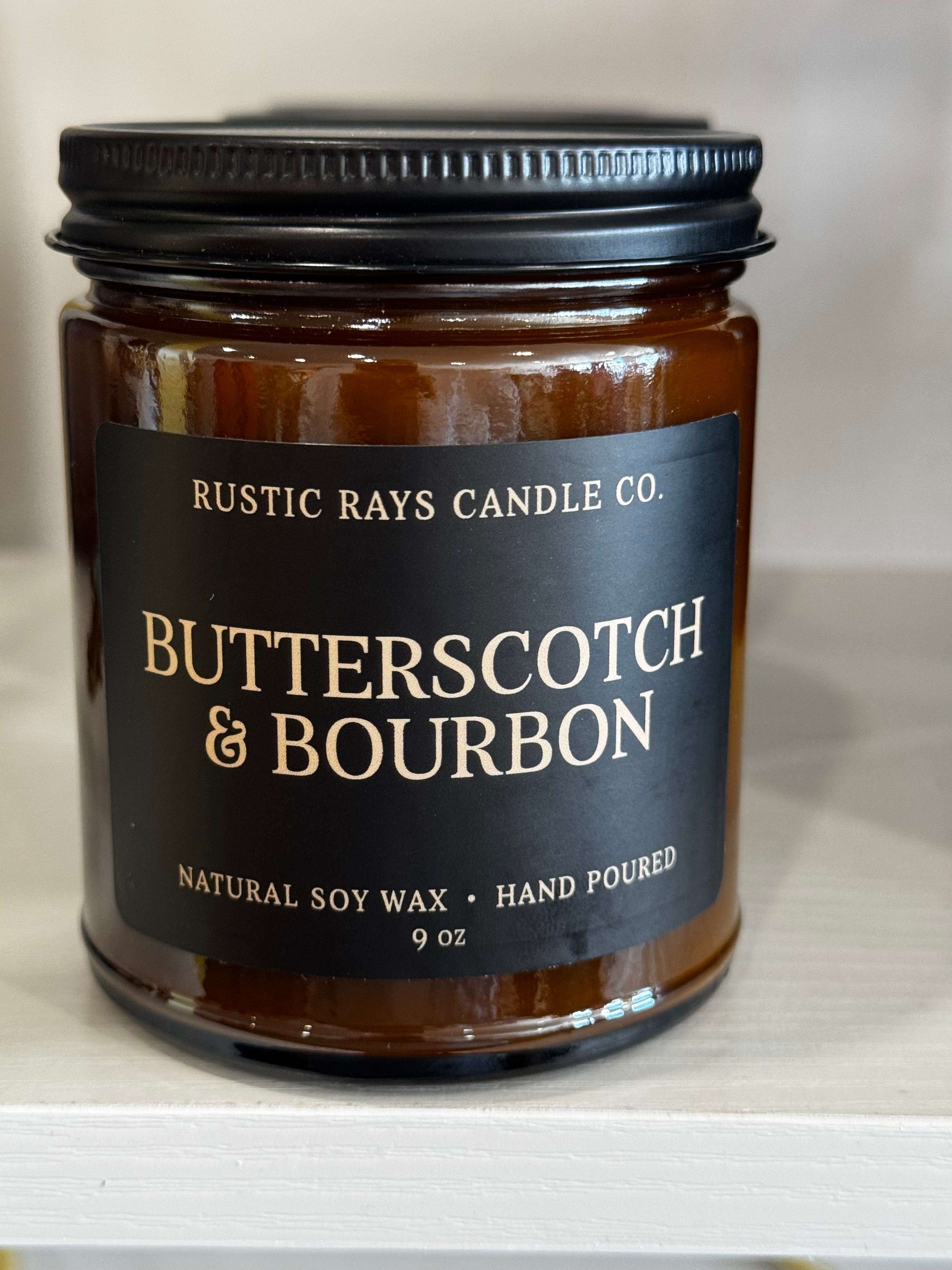 Butterscotch & Bourbon Candle (9oz)