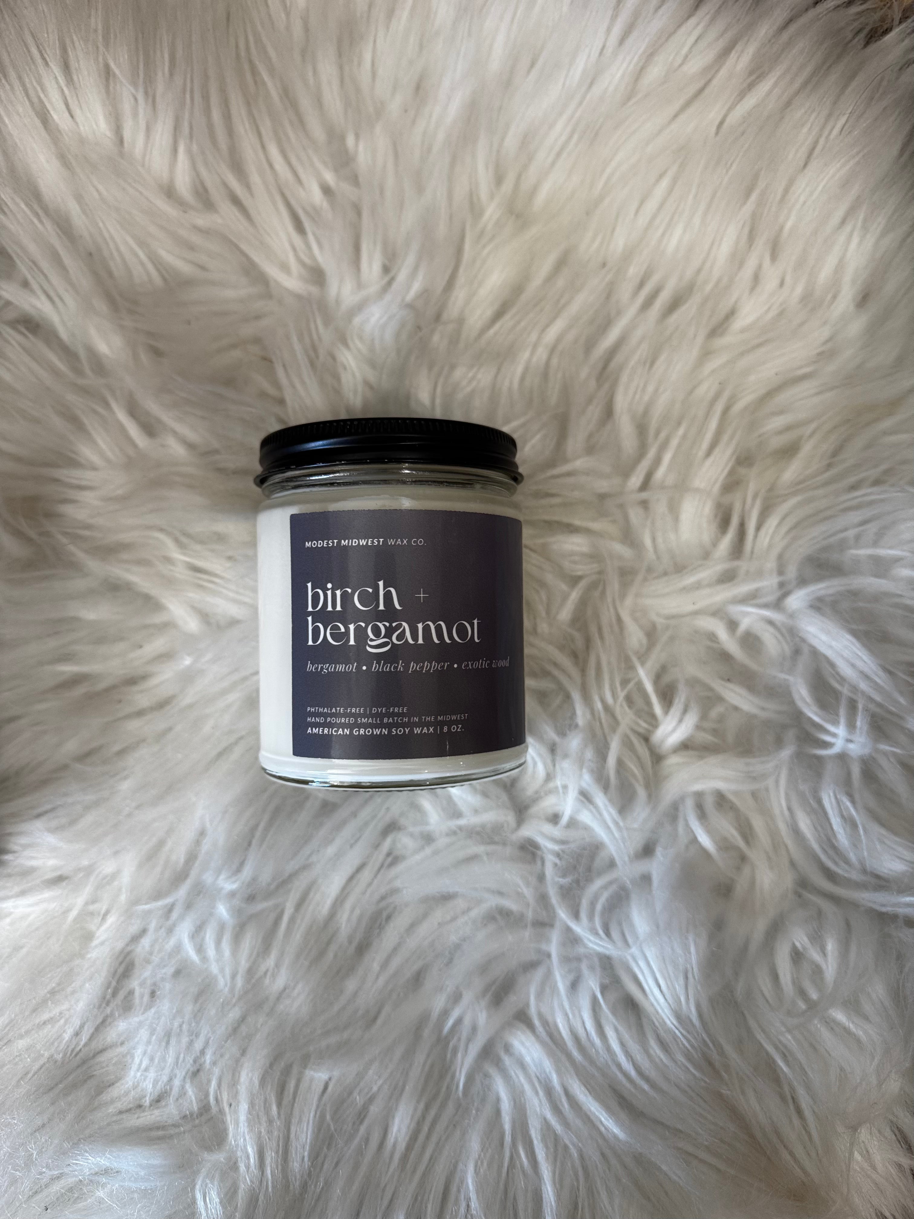 Birch + Bergamot Candle (8oz)