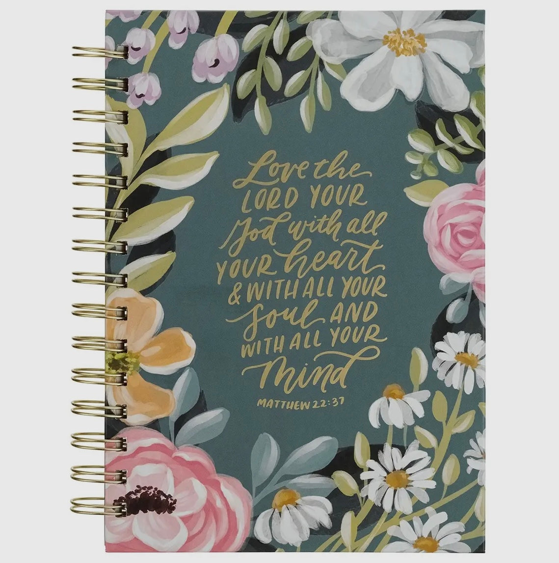 Christian Journal (Love the Lord/Teal)