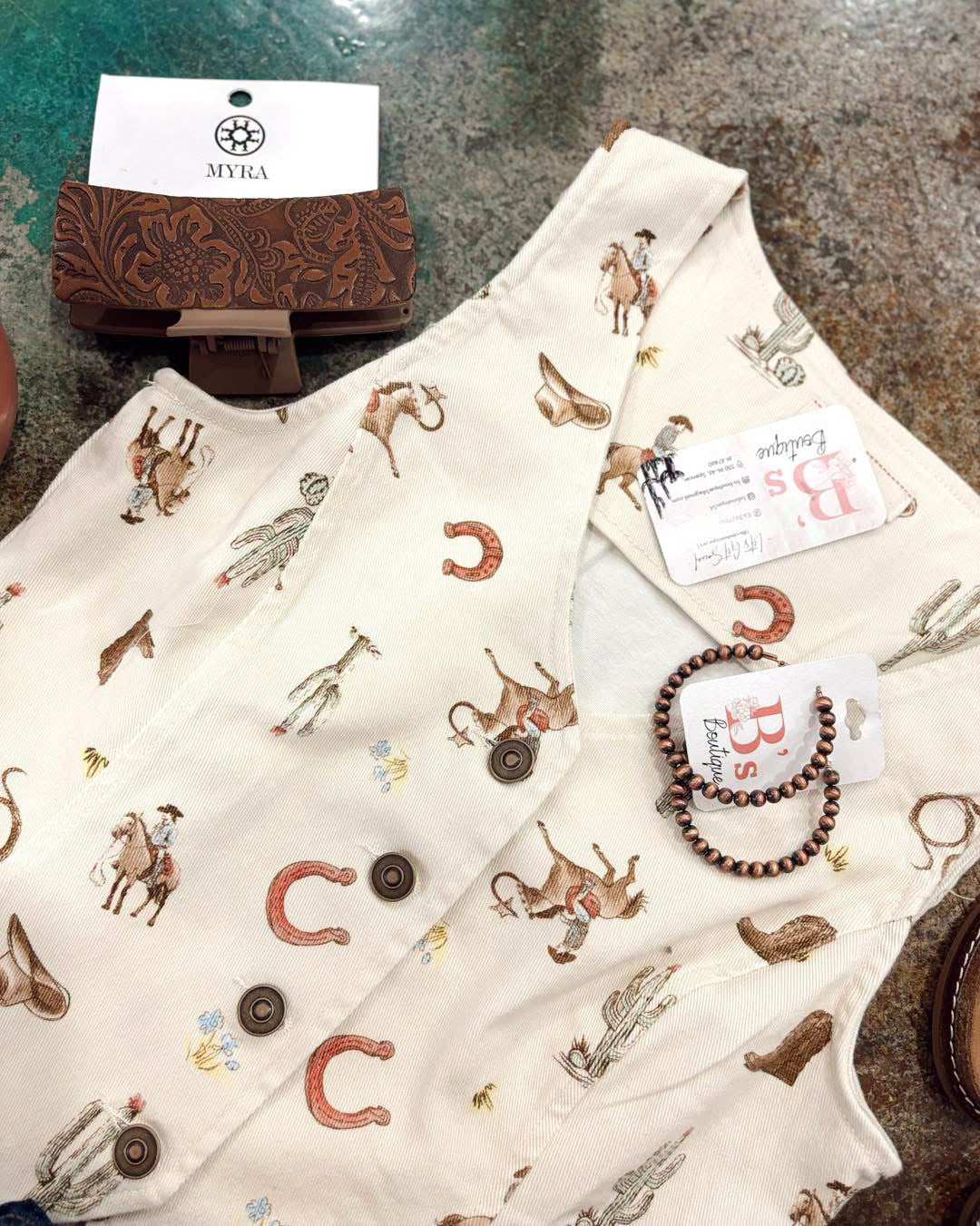 Wild West Denim Vest