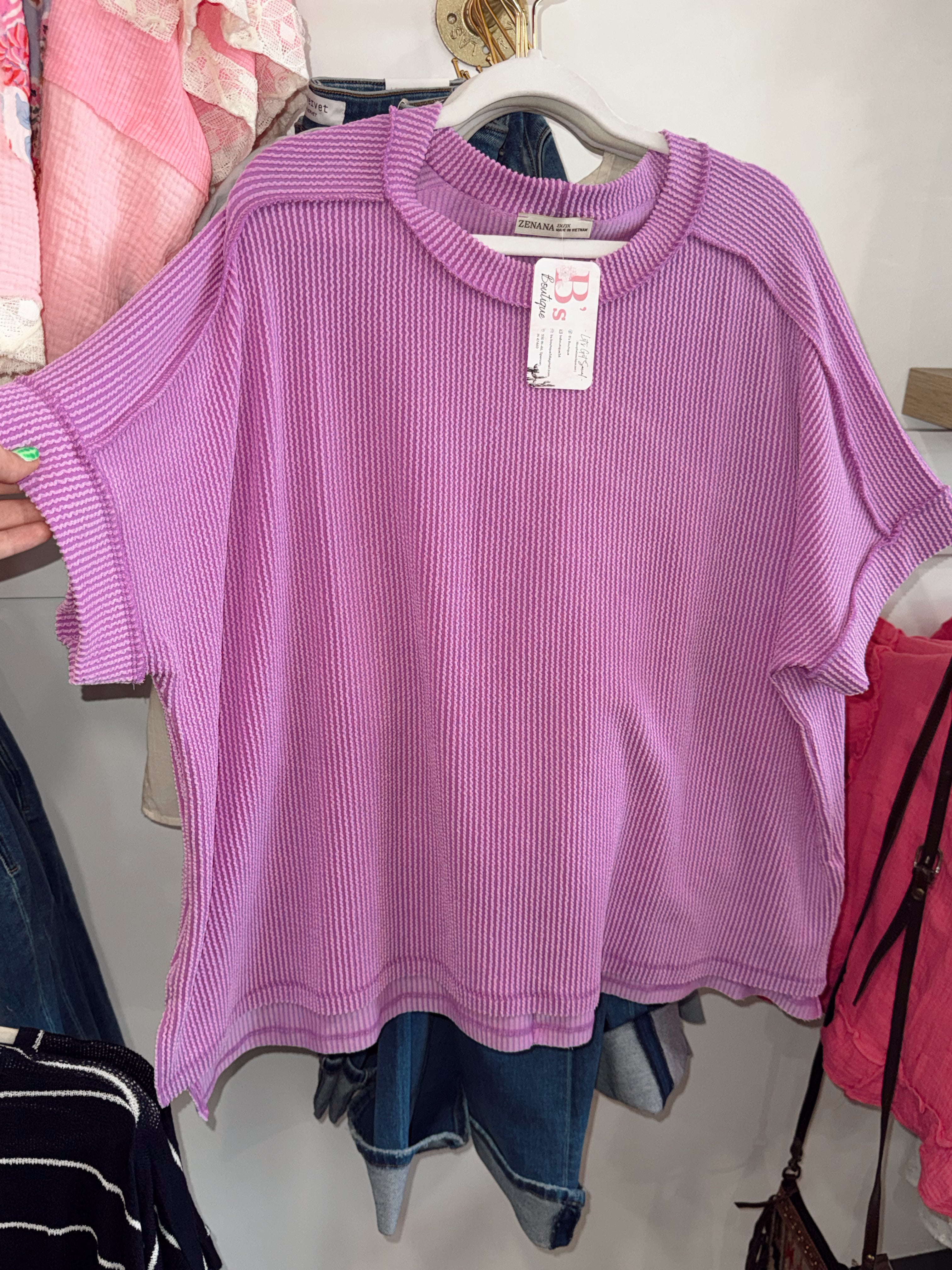 Spring Violet Top