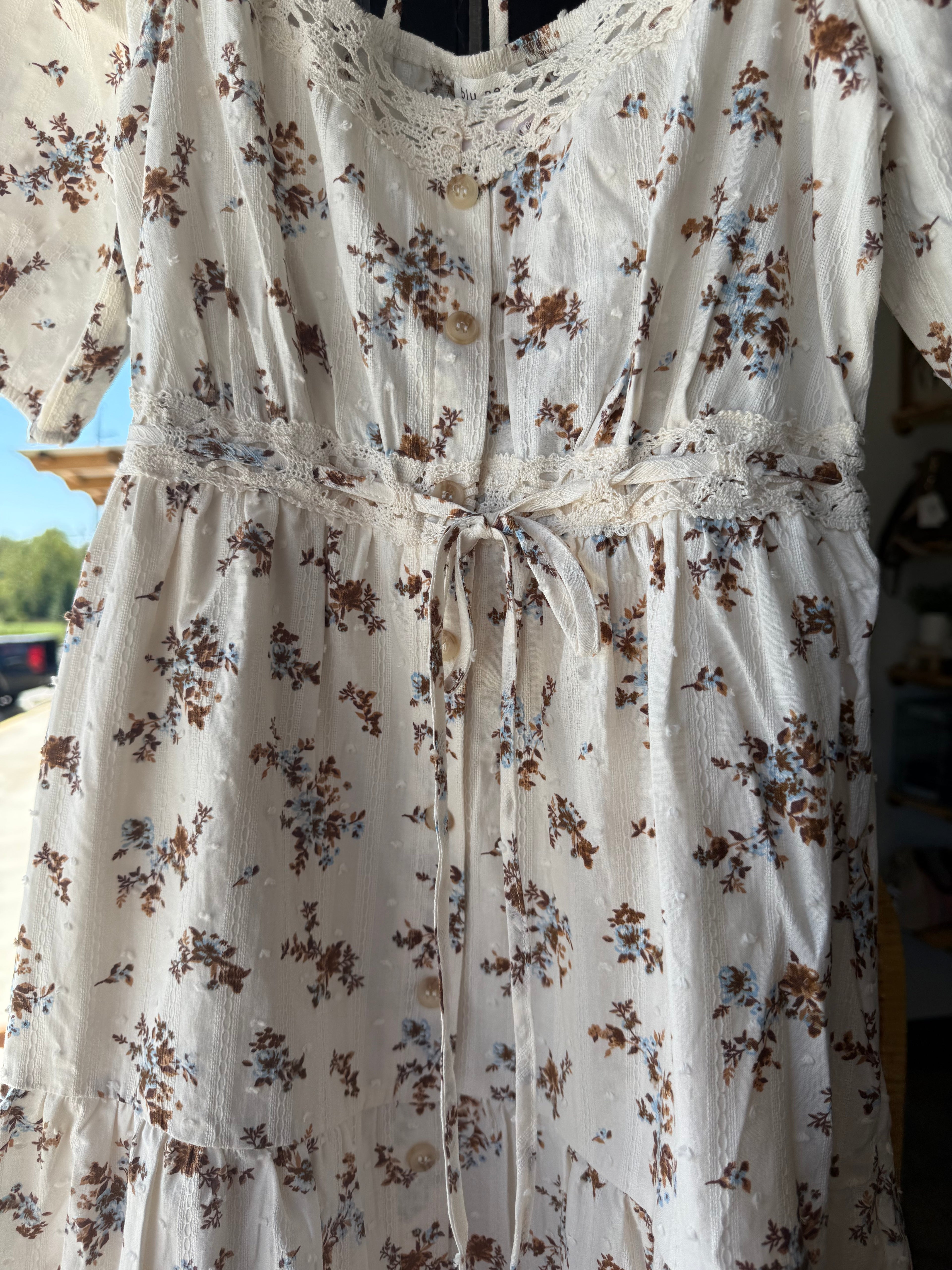 Floral Crochet Dress